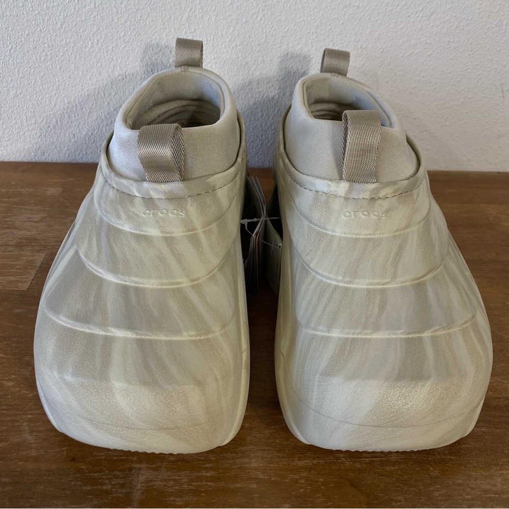 Crocs Echo Storm Midnight Marble Khaki Clog Slip On Shoe - Size 10 - Picture 11 of 13